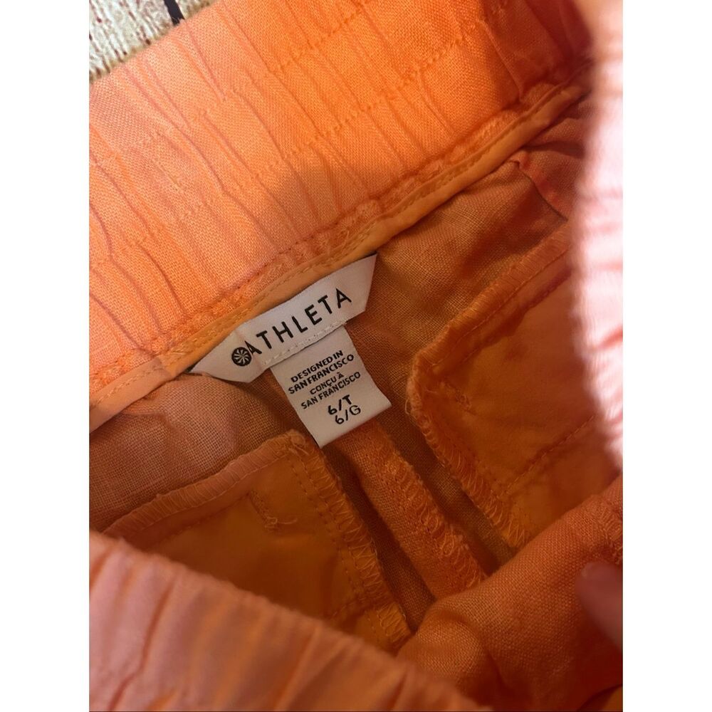 Athleta Cabo Linen Jogger Size 6 Tall - Picture 6 of 7